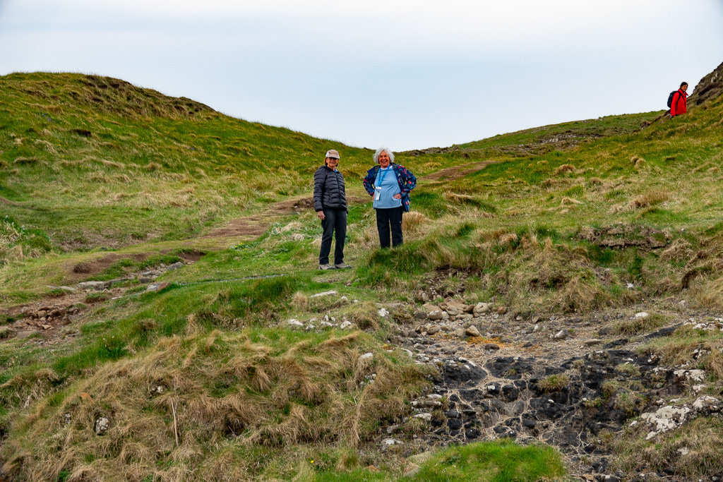 Pat on Staffa Isle.