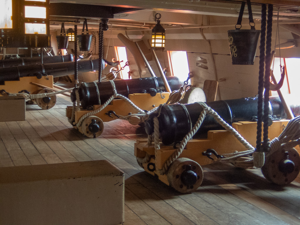 Gun Deck:  HMS Victory