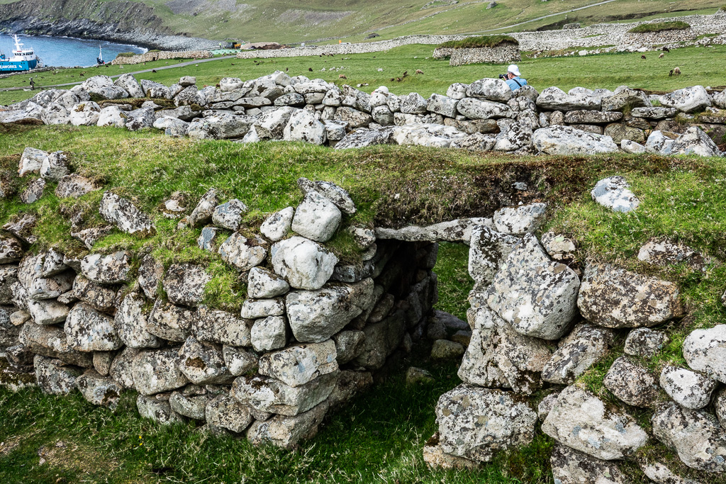 Entrance to "Black House" (see Peter May, "The Blackhouse")