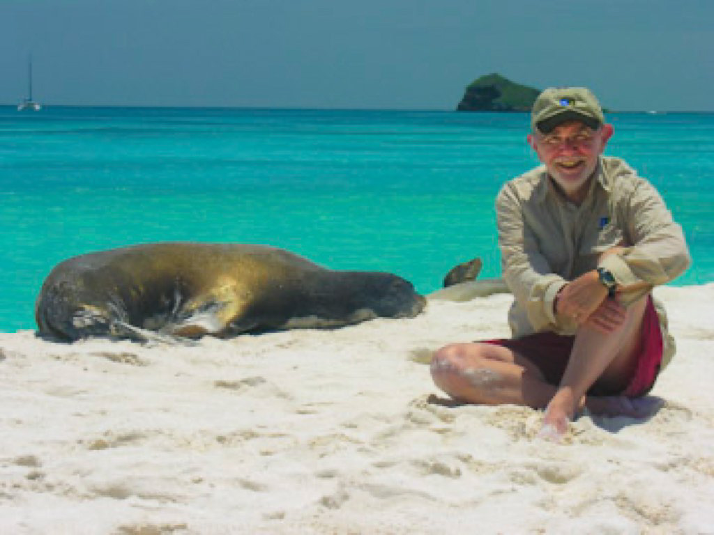 Peter in Galapagos