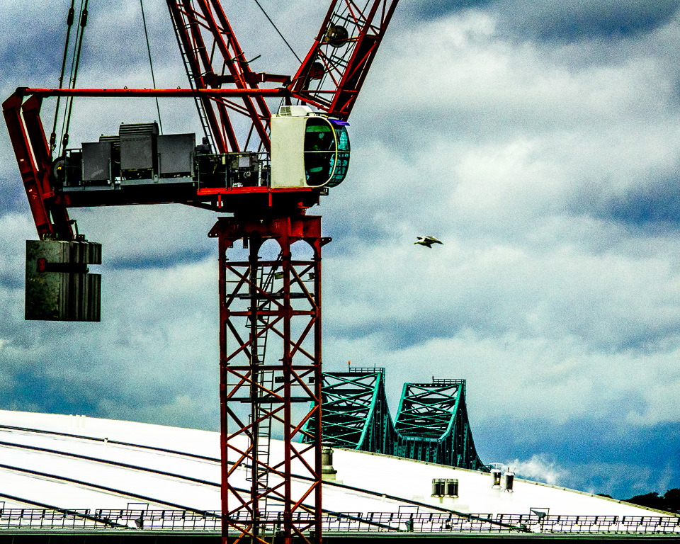 Tobin Bridge From Boston